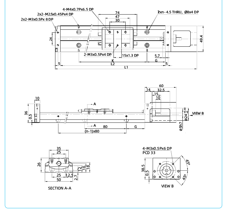 外形尺寸图 外形尺寸图